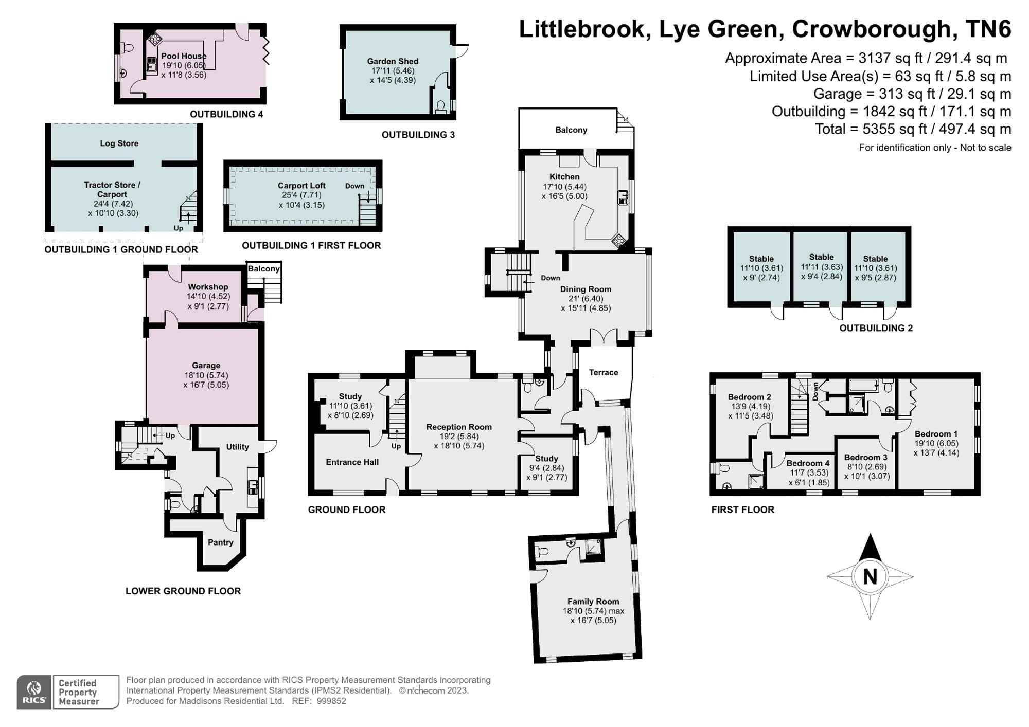 4 bedroom House for sale in Lye Green, Crowborough Maddisons Residential