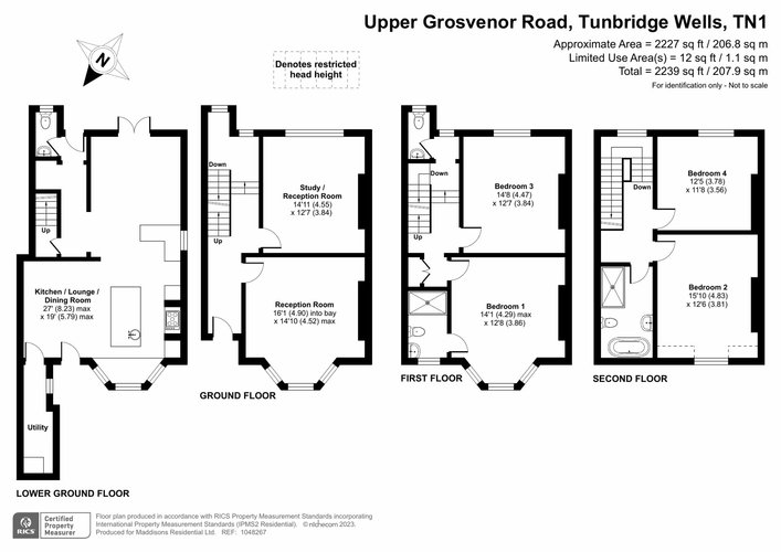 4 bedroom House for sale in Upper Grosvenor Road, Tunbridge Wells